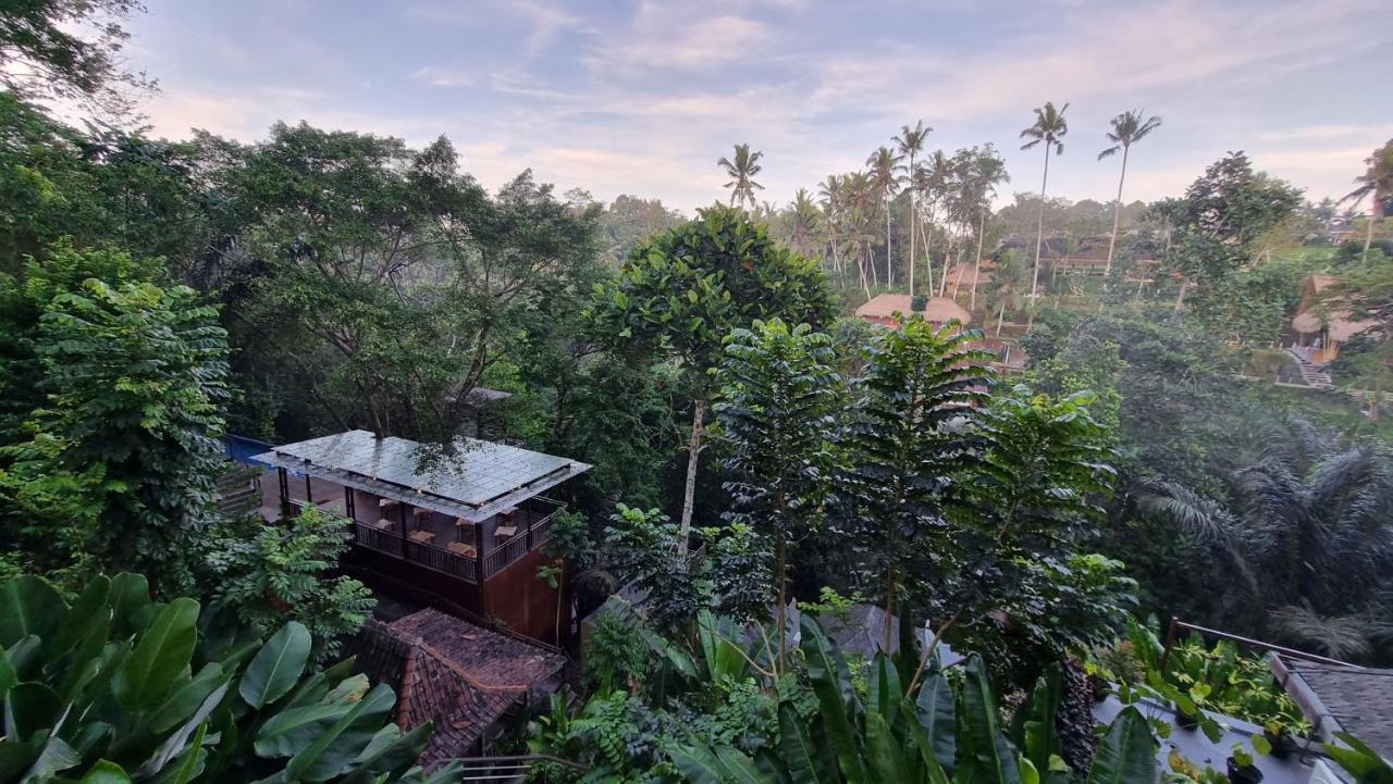 The Sebali Resort Ubud Zewnętrze zdjęcie View of the house from the top of the hill